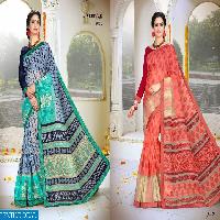 lifestyle kalamkari cotton vol-4 Wholesale Cottton Ethnic Saree